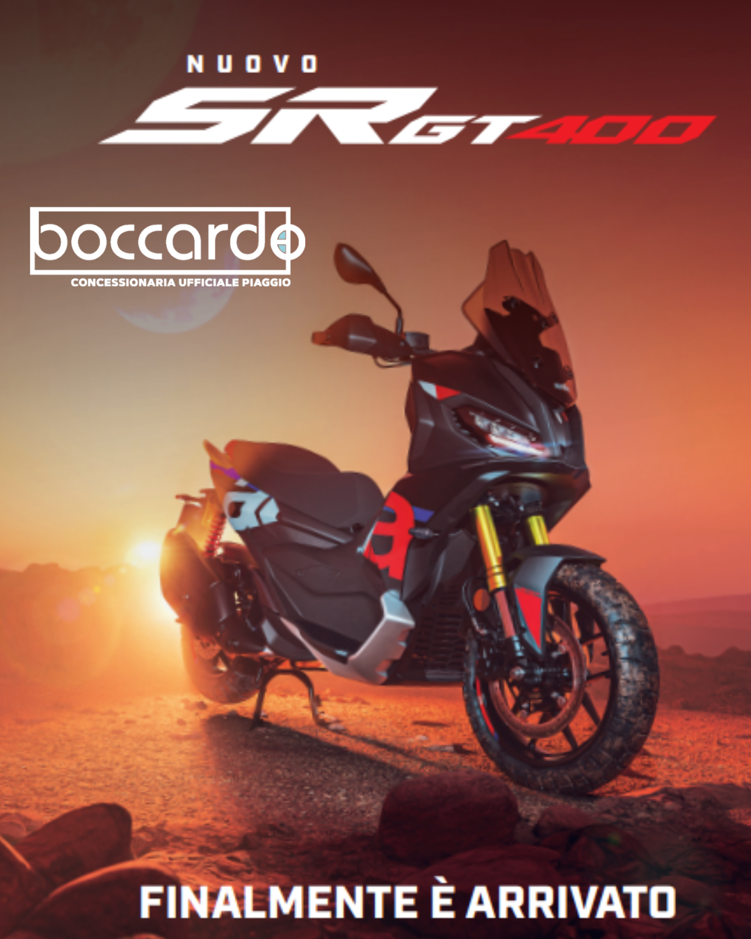 Aprilia SR GT 400. Finalmente è arrivato